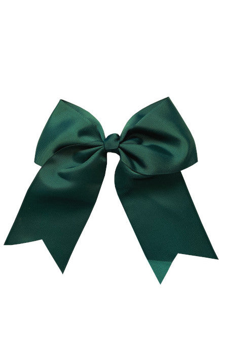 Forest Green Large Bow (Barrette)